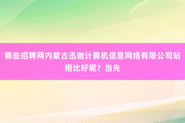 哪些招聘网内蒙古迅驰计算机信息网络有限公司站相比好呢？当先